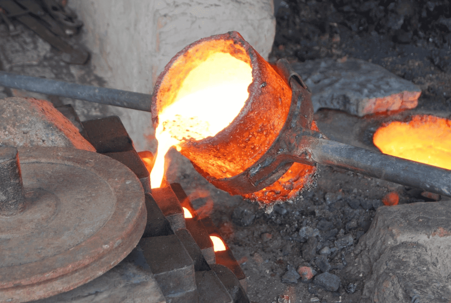 Gandhi International iron door handles