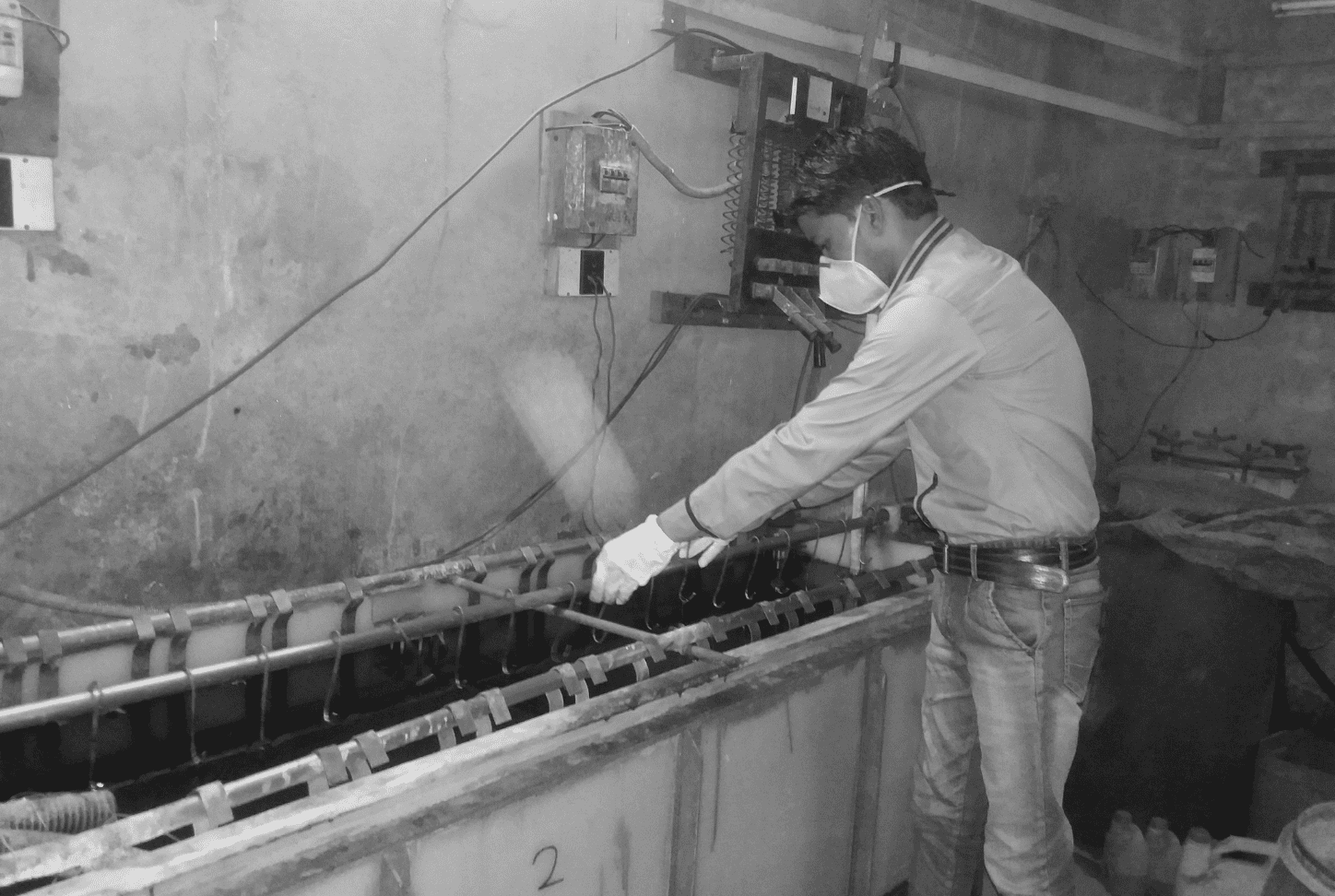 Gandhi International iron hooks and latches